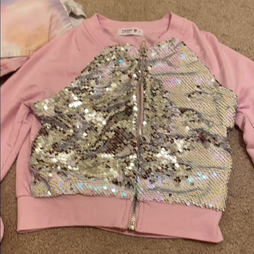 Girls zip up jacket